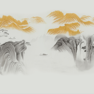 New Chinese Ink Painting Wallpaper