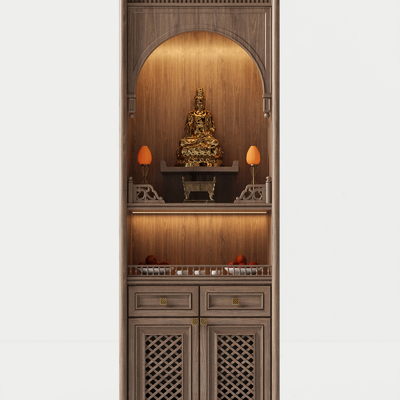 Chinese-style shrine cabinet