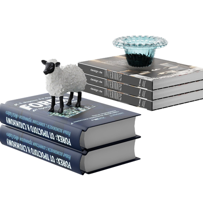 Modern Book Sculpture Ornaments