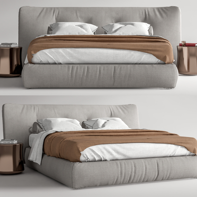 Poliform modern double bed