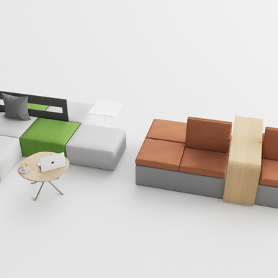 Modern Office Booth Sofa