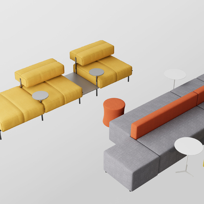 Modern Office Booth Sofa