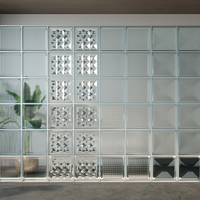 Modern glass brick