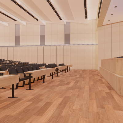 Modern lecture hall