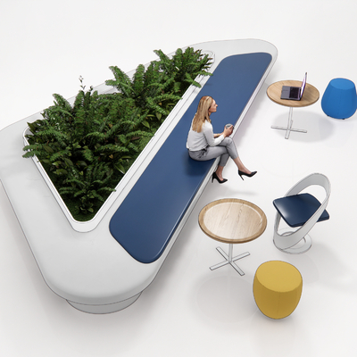 Modern Office Special-Shaped Booth Sofa