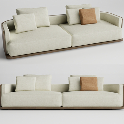 Minotti modern double sofa