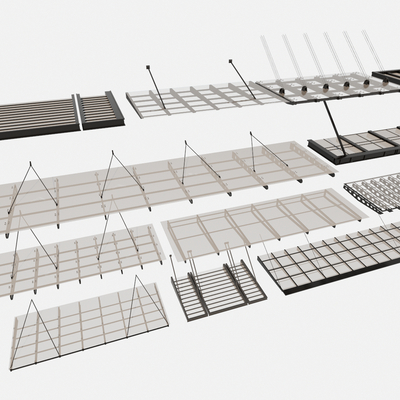 Modern Glass Canopy Parking Shed