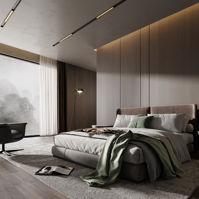 Minotti modern bedroom master room