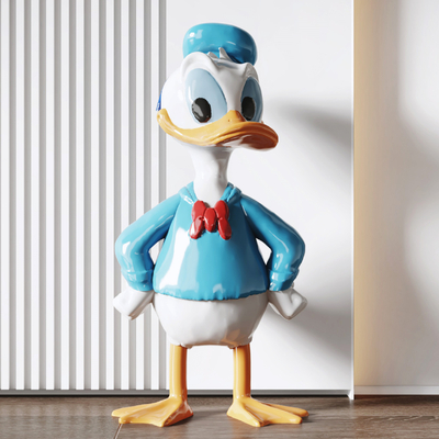 Modern Donald Duck Tide Sculpture