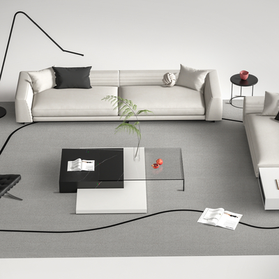 Minotti modern fabric Sectional Sofa