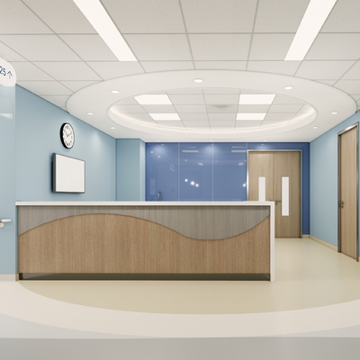 Modern Hospital Nurse Station