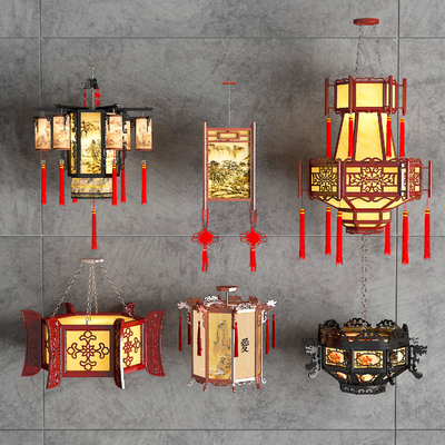 Chinese palace lantern red lantern lantern