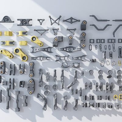 modern industrial machinery parts