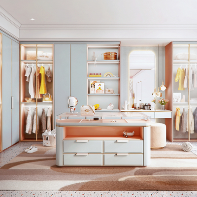 Modern Girls Room Cloakroom