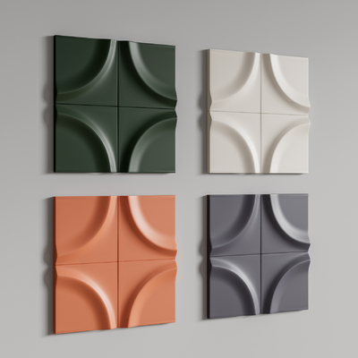 Modern 3D stereo wall tiles