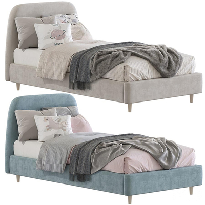 Modern Fabric Single Bed