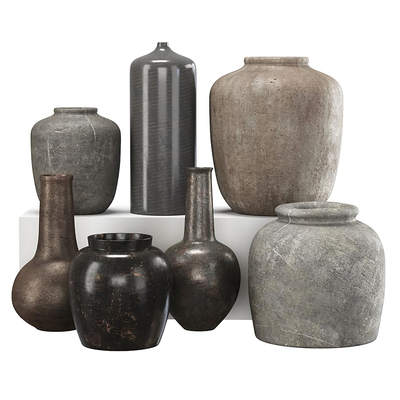 Modern Craft Pottery Pot Utensils