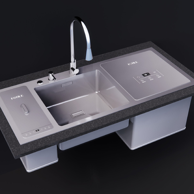 Modern dishwasher sink