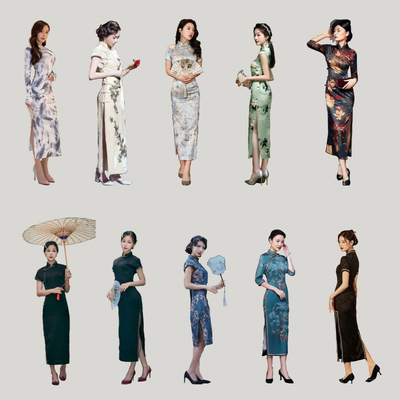 modern cheongsam beauty