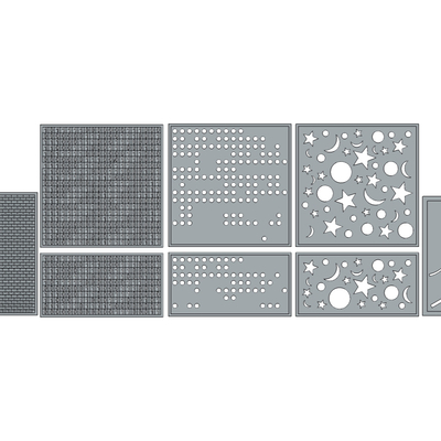 Modern Star Moon Pattern Perforated Aluminum Plate