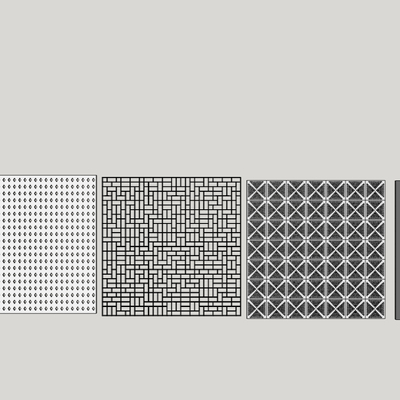 modern perforated aluminum plate