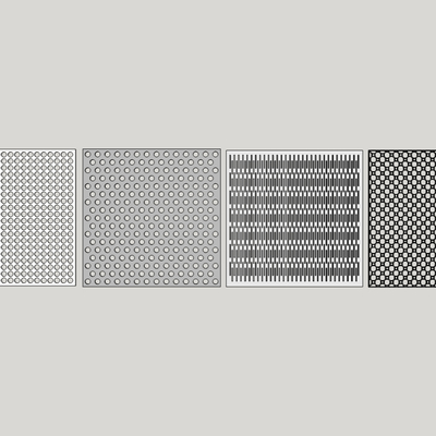 modern perforated aluminum plate