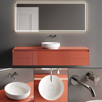 modern bathroom cabinet washbasin