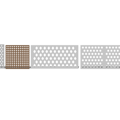 modern perforated aluminum plate