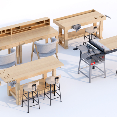 Modern woodworking console