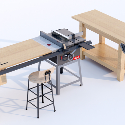 Modern woodworking console