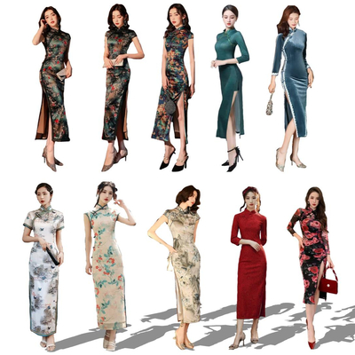 Modern 2D Cheongsam Woman