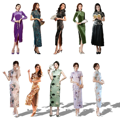 Modern 2D Cheongsam Woman