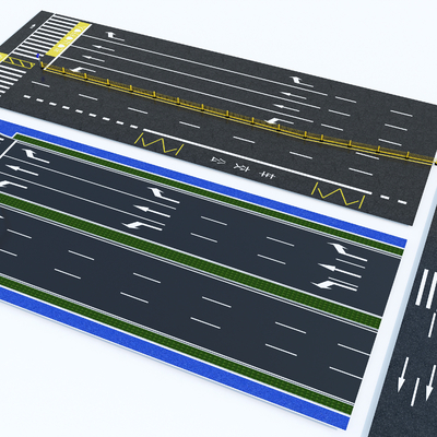 Modern Municipal Road Marking Line