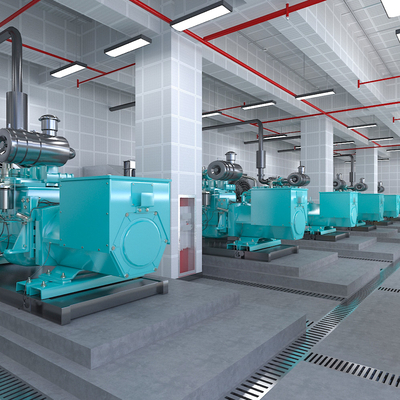 Modern Vegetable Oil Generator Room Industrial Equipment Room