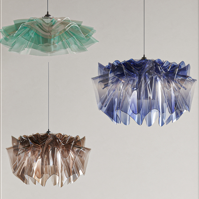 Modern acrylic chandelier