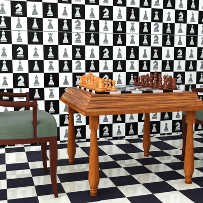 Modern chess table