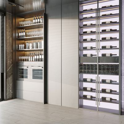 Minotti wine cabinet