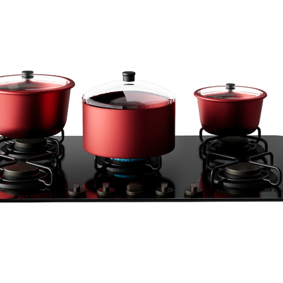 Modern gas stove cookware combination