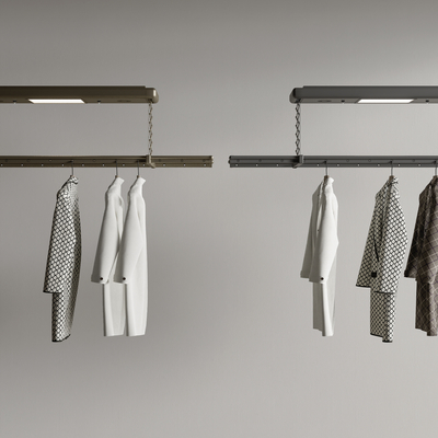 Modern electric lifting hanger clothes rail