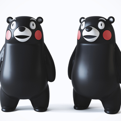 Modern Kumamoto Art Toy Decorative Ornaments