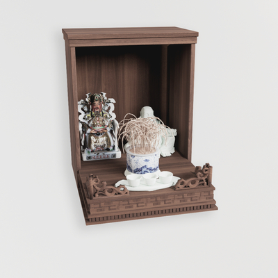 Chinese-style Buddhist Cabinet Shrine Cabinet