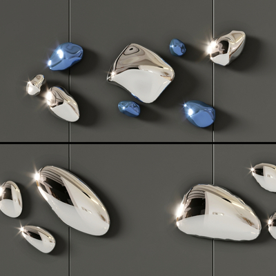 Modern Pebble Water Drop Wall Decoration Pendant