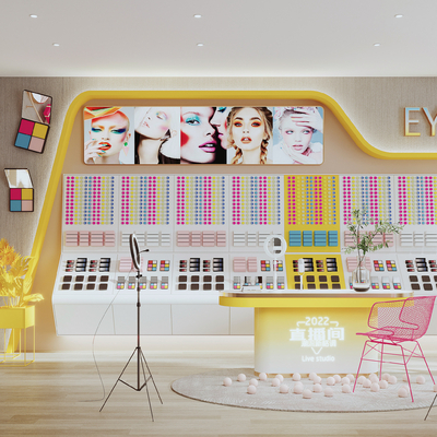 Modern makeup studio