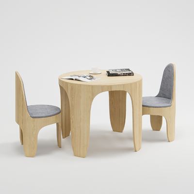 Nordic style children's leisure tables and chairs