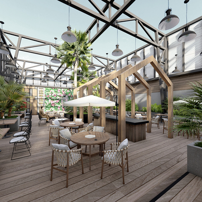 Modern Roof Terrace Bar