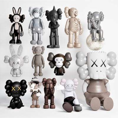 Modern KAWS Art Toy Sculpture