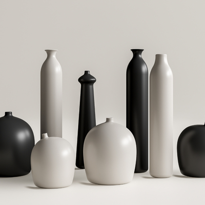 Modern ceramic ware vase ornaments