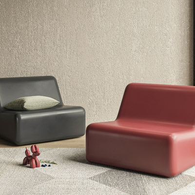 cassina modern red sofa chair