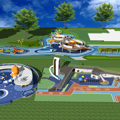 Children's playground outdoor development training ground