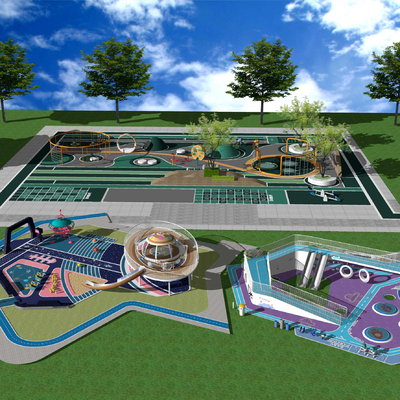 Children's playground outdoor development training ground